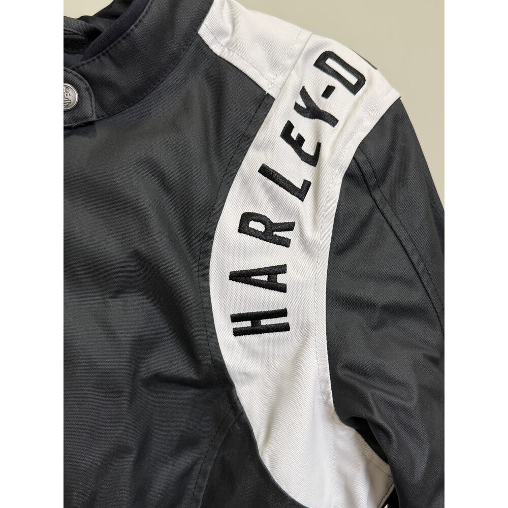 Harley-Davidson 120th Anniversary Women’s Black Moto Jacket Size Large - Picture 5 of 10